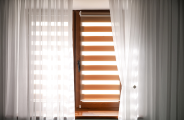 Room Darkening Zebra Blinds